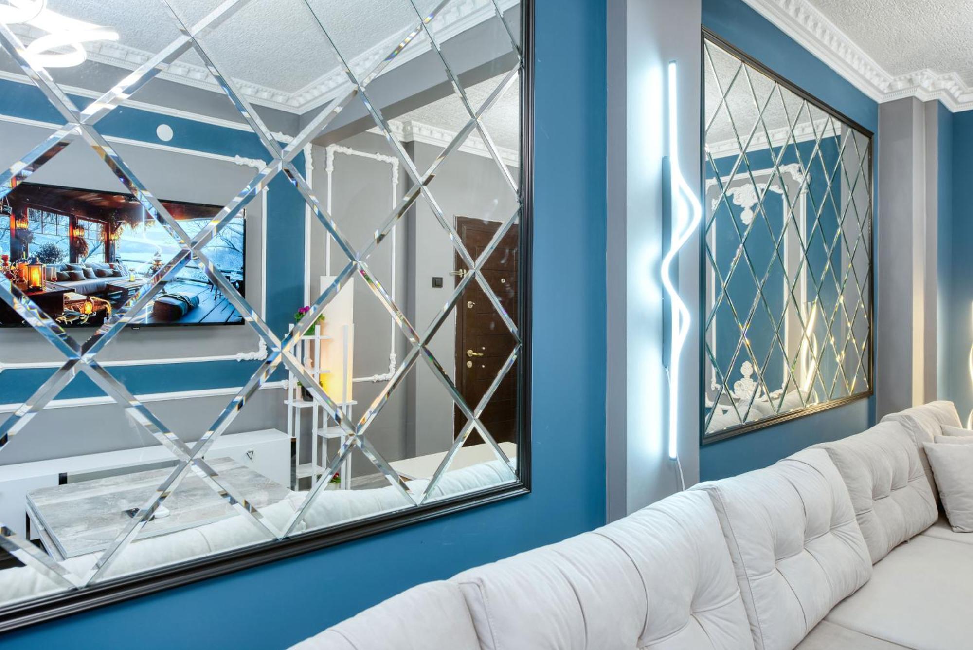 Blue White House Apartment